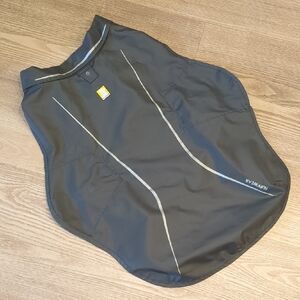 RuffWear Grey Sun Shower Dog Rain Coat, Size M